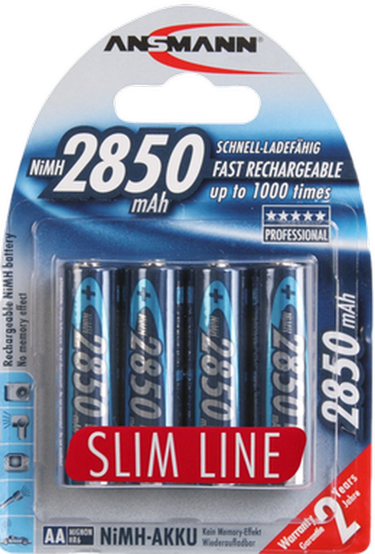 Ansmann Powerline 8 Battery Charger Slimline 2850 Bundle