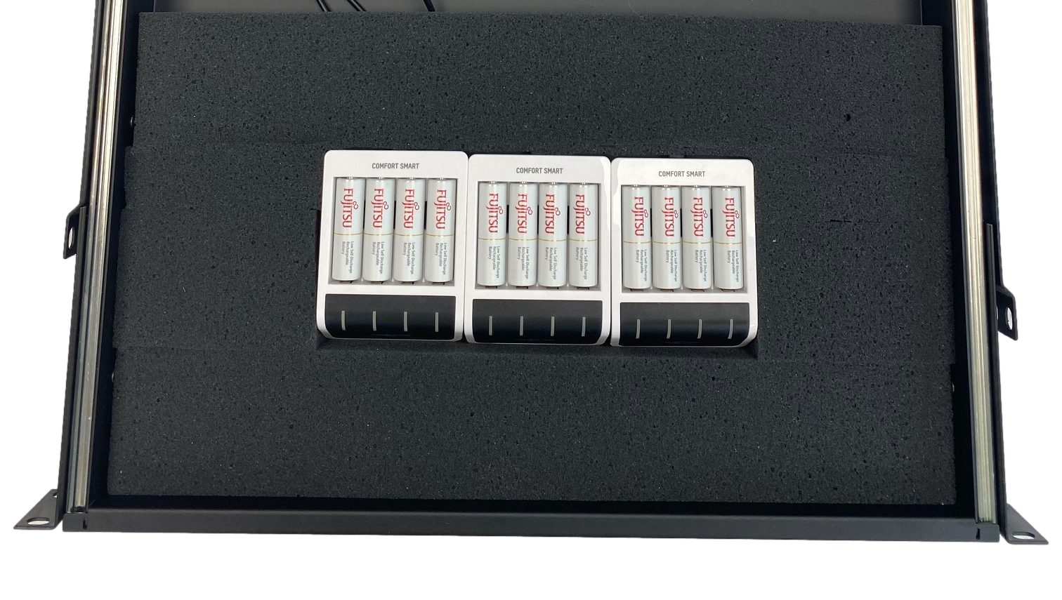 Custom Rackmount Charger For 12 to 44 AA Batteries