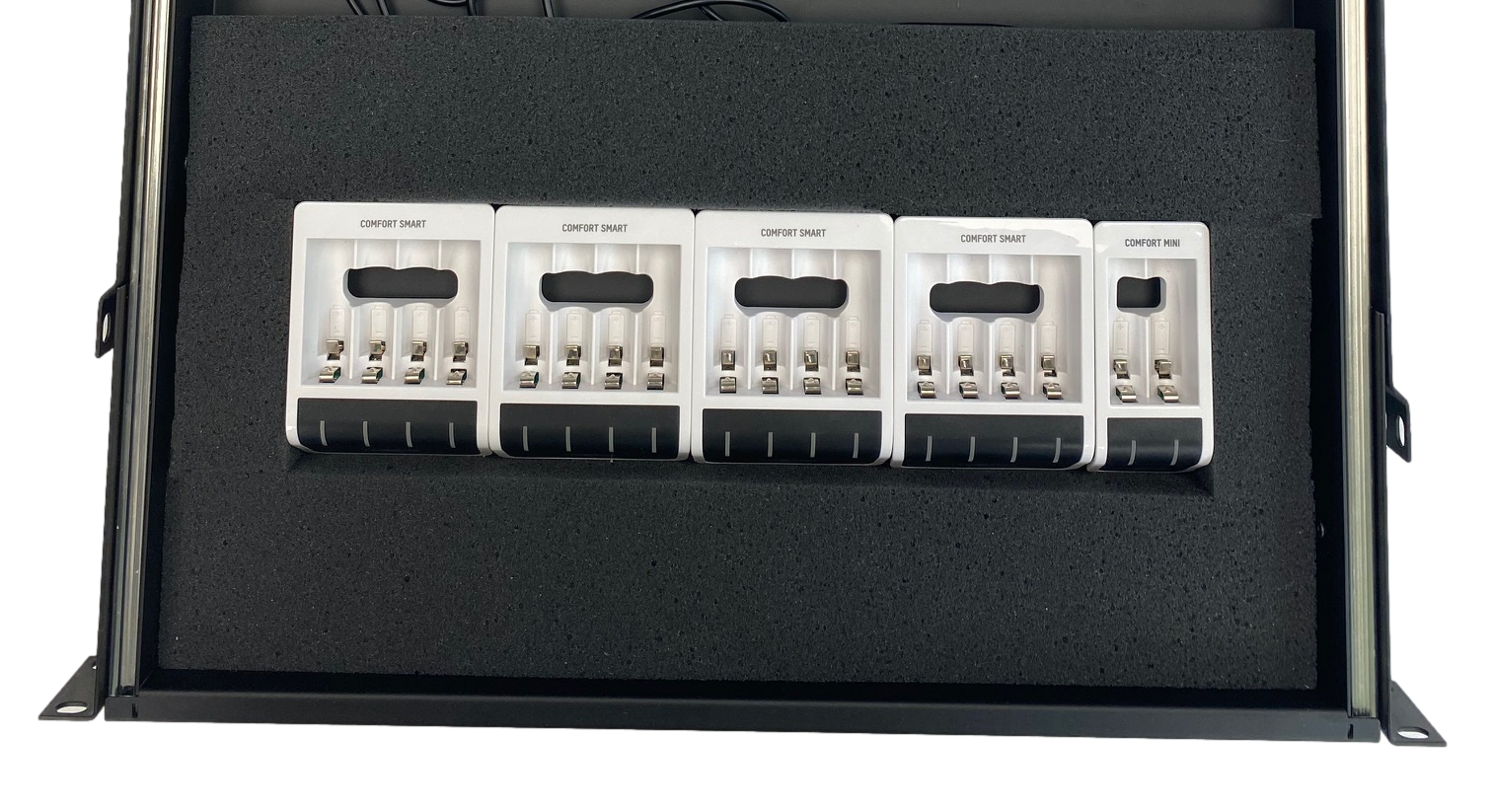 Custom Rackmount Charger For 12 to 44 AA Batteries