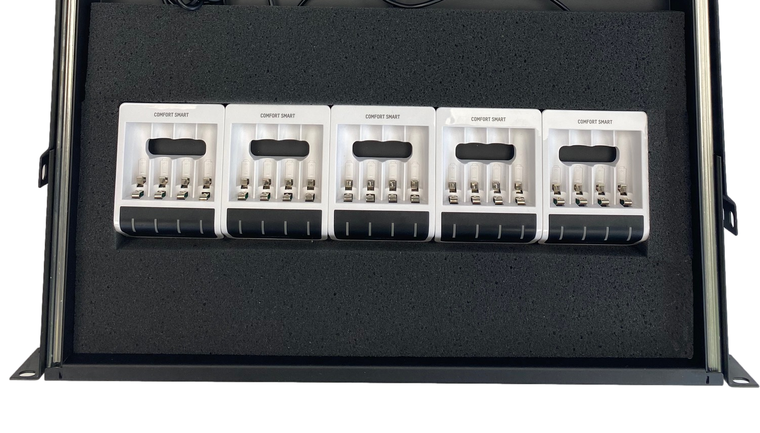 Custom Rackmount Charger For 12 to 44 AA Batteries