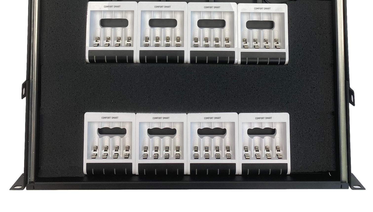 Custom Rackmount Charger For 12 to 44 AA Batteries