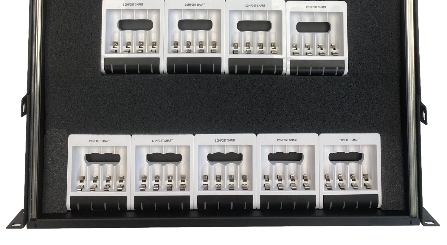 Custom Rackmount Charger For 12 to 44 AA Batteries