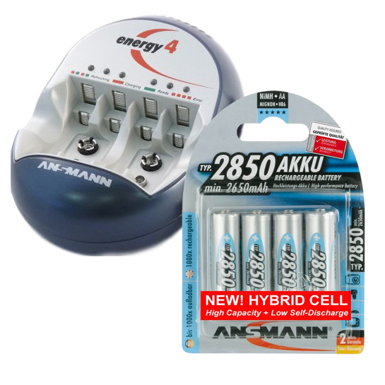 Ansmann Energy 4 Charger for AA-AAA-9V