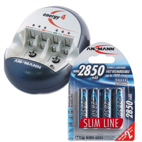 Ansmann Energy 4 Charger for AA-AAA-9V