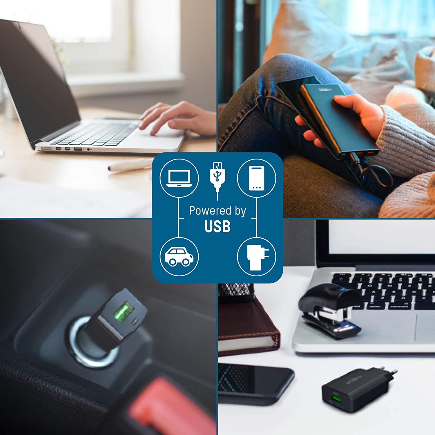 Ansmann Battery Charger – Automatic Battery Charger with Perfect 7 Charging Technology & Repair Mode Comfort Mini